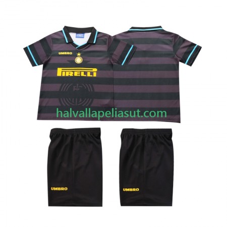 Jalkapallo Pelipaidat/Peliasut Inter Milan Retro Lasten Kolmaspaita 1997 1998 Lyhythihainen